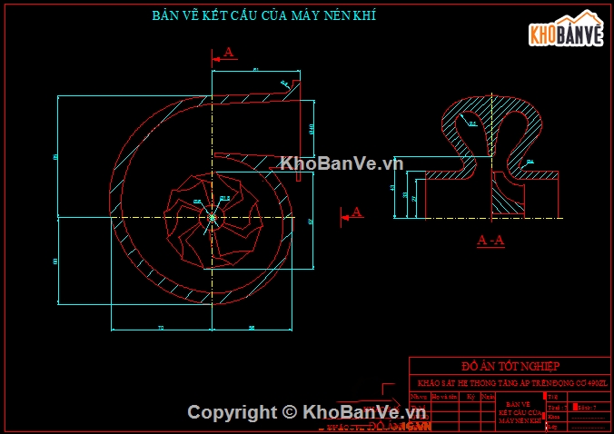 Đồ án khảo sát hệ thống,hệ thống động cơ,hệ thống tăng áp trên động cơ 490ZL