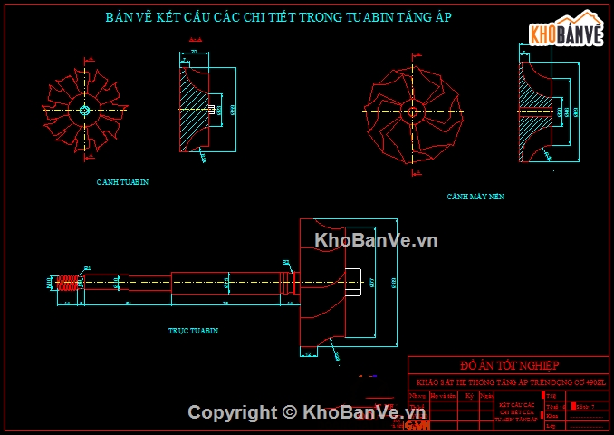 Đồ án khảo sát hệ thống,hệ thống động cơ,hệ thống tăng áp trên động cơ 490ZL