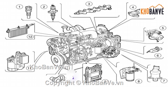động cơ Phun Nhiên Liệu,Common Rail NEF 667 TA,đồ án ô tô