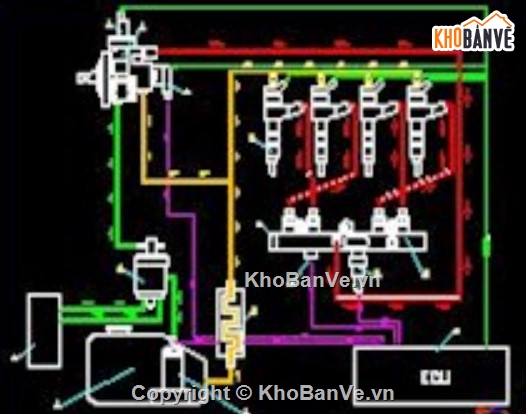 Common Rail,hệ thống nhiên liệu Diesel,điều khiển điện tử,bơm cao áp.