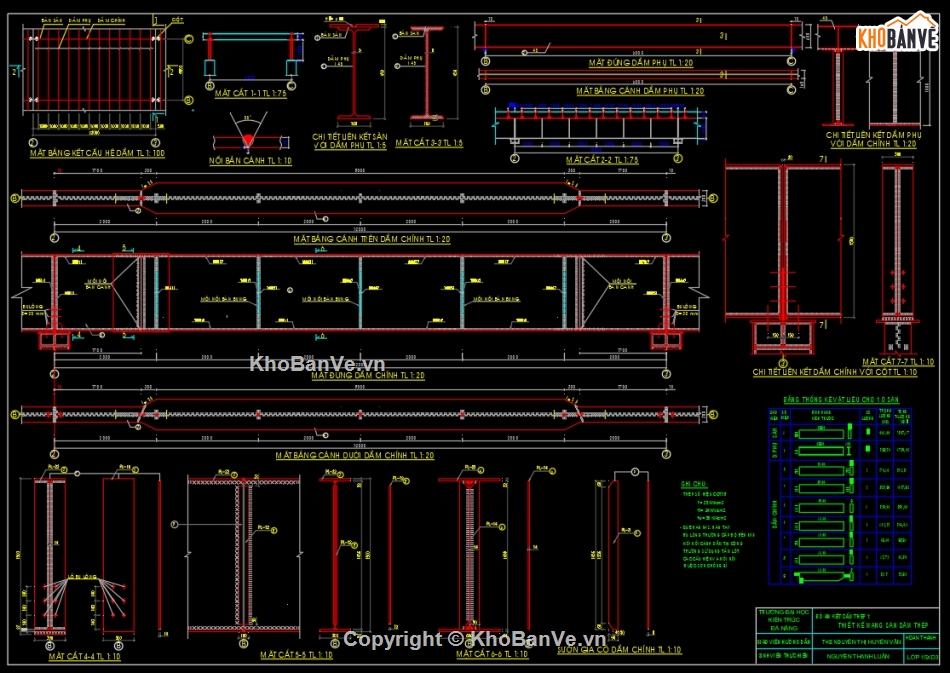 Đồ án,bản tính,File cad