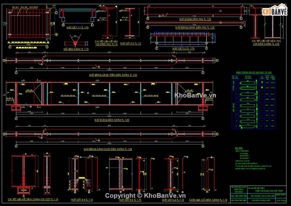 Đồ án,bản tính,File cad