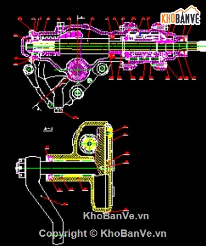 ô tô URAL-43206,Hệ Thống Lái Của Ô Tô URAL-43206,đồ án hệ thống lái