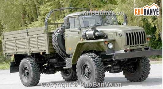 ô tô URAL-43206,Hệ Thống Lái Của Ô Tô URAL-43206,đồ án hệ thống lái