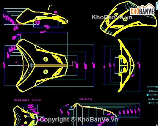 khuôn vỏ mặt nạ xe máy,mặt nạ xe honda,bản vẽ mặt nạ xe