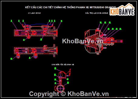 đồ án ô tô,đồ án xe,hệ thống phanh xe Grandis 2.4 MIVEC