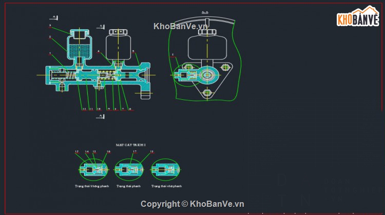 khảo sát kiểm nghiệm hệ thống phanh,ô tô For,tính toán,Đồ án