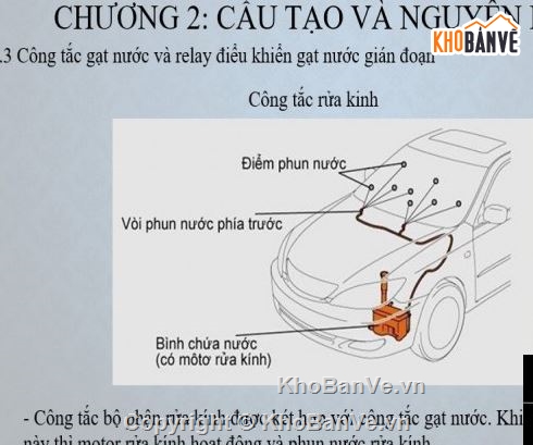 hệ thống xe,đồ án tốt nghiệp mô phỏng hệ thống gạt mưa,hệ thống gạt mưa rửa kính
