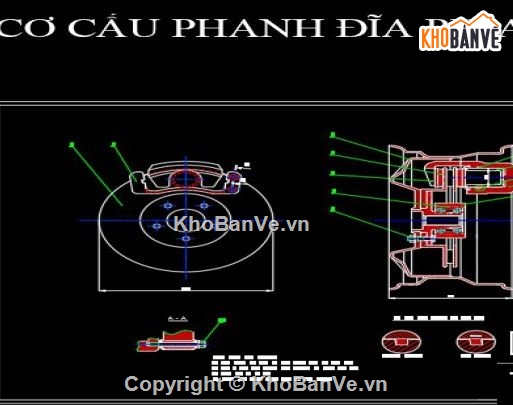 thiết kế xe,Đồ án phanh,hệ thống phanh xe,Đồ án