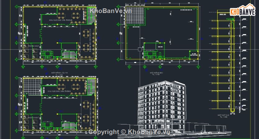trụ sở làm việc,tầng hầm,Đồ án trụ sở,10 tầng,10 tầng + hầm
