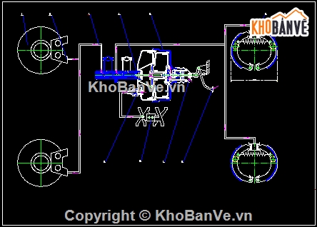 bản vẽ xylanh phanh chính xe con AUZ - 3160,bản vẽ bầu trợ lực chân không xe con AUZ -3160,bản vẽ cơ cấu lái xe con AUZ - 3160,bảo dưỡng hệ thống lái xe AUZ - 3160