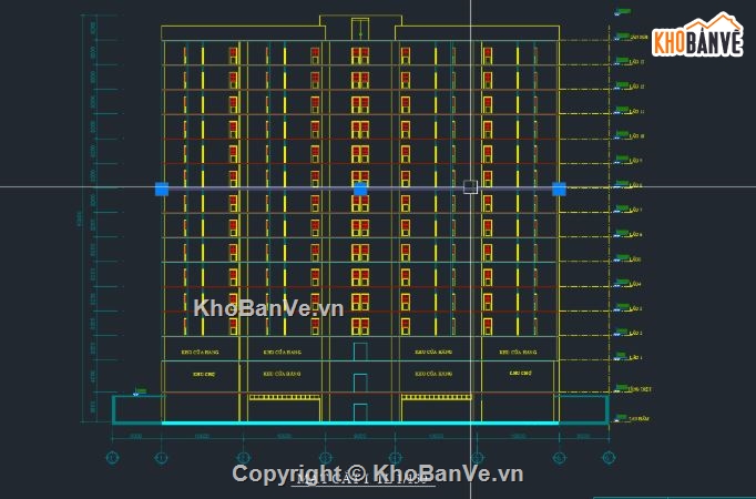 thương mại,tầng hầm,thương mại 14 tầng + hầm