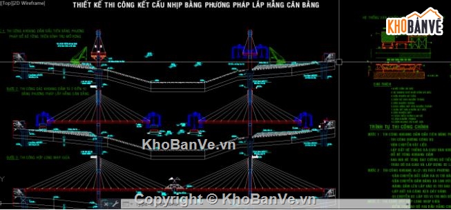 thiết kế cầu dây văng,cầu dây văng,cầu dây văng lắp hẫng