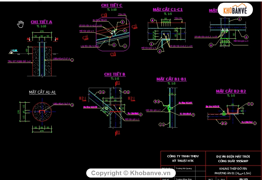 điện năng lượng mặt trời áp mái 1mwp,bản vẽ solar 1mwp,bản vẽ solar áp mái 1mb,dự án điện năng lượng mặt trời,hệ thống điện năng lượng mặt trời,Solar công suất 995 KWP