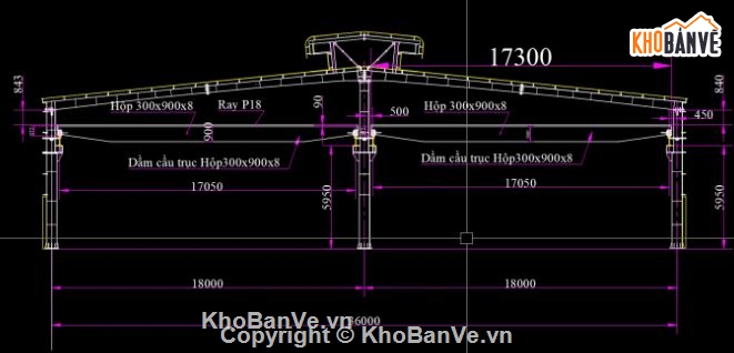 cad nhà xưởng,bản vẽ nhà xưởng,mẫu nhà xưởng,kết cấu nhà xưởng