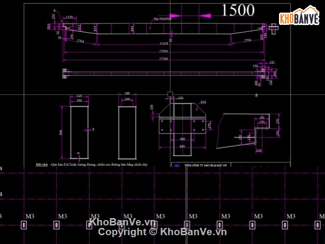 cad nhà xưởng,bản vẽ nhà xưởng,mẫu nhà xưởng,kết cấu nhà xưởng