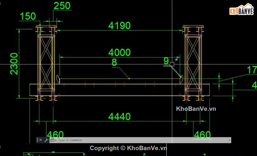 bản vẽ cầu,cầu bailey,bản vẽ cầu tạm