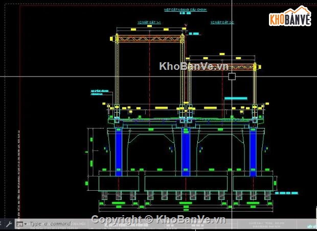 bản vẽ cầu vòm,bản vẽ cầu bê tông cốt thép,file cad bản vẽ cầu