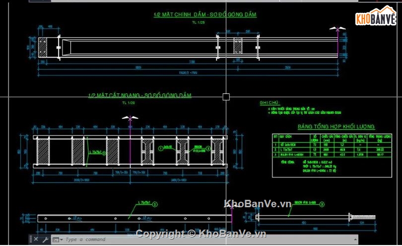 cad cầu bản,bản vẽ dầm cầu chữ I,cầu nông thôn