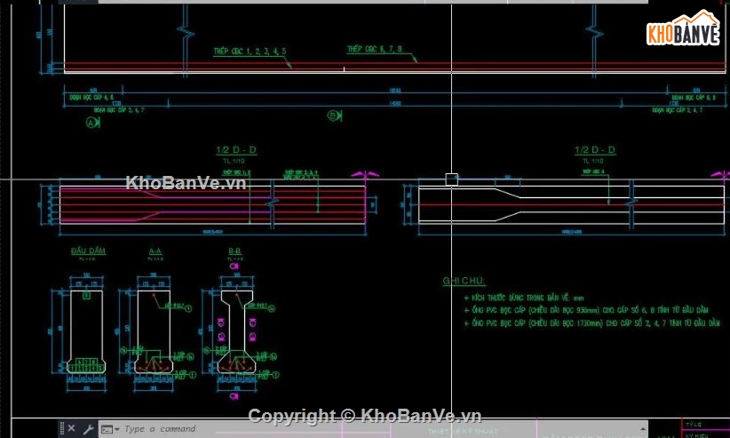 bản vẽ cầu,hồ sơ bản vẽ cầu dầm i,thiết kế dầm