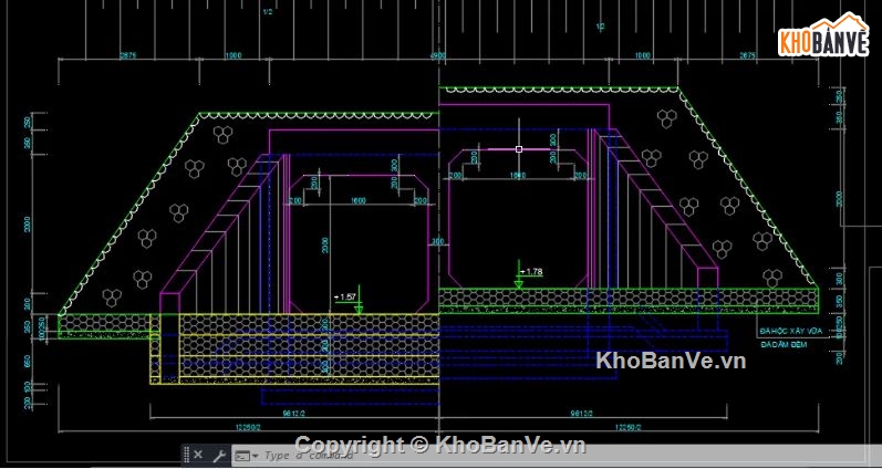 bản vẽ cống,bản vẽ cống bản,bản vẽ cống hộp