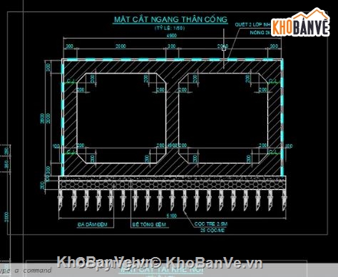 bản vẽ cống,bản vẽ cống bản,bản vẽ cống hộp