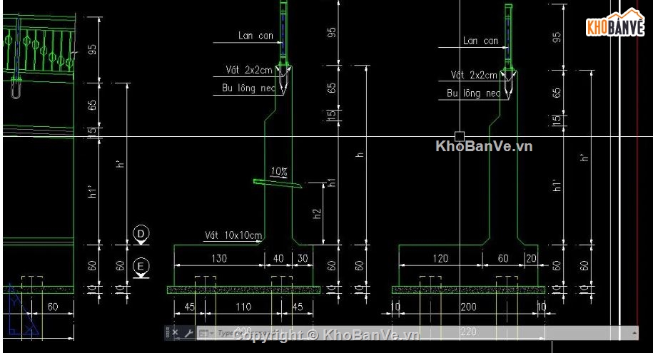 bản vẽ cầu đường,bản vẽ chắn tường,file bản vẽ cầu đường