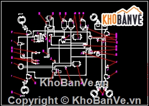 phanh ô tô,đồ án ô tô,hệ thống phanh dẫn động khí nén,đồ án phanh xe