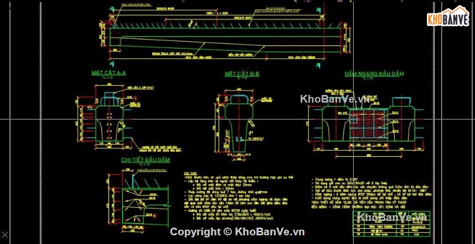 bản vẽ cầu,file cad bản vẽ cầu,cầu dầm
