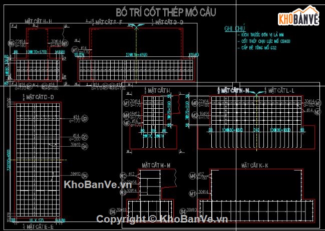 bản vẽ dầm bản,bản vẽ cầu,file thiết kế cầu