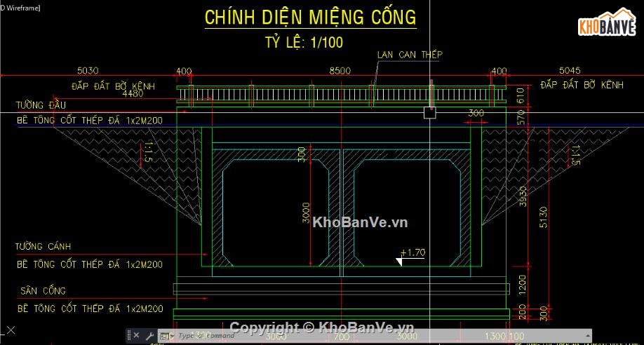 bản vẽ cống bản,bản vẽ cống,bản vẽ cống hộp