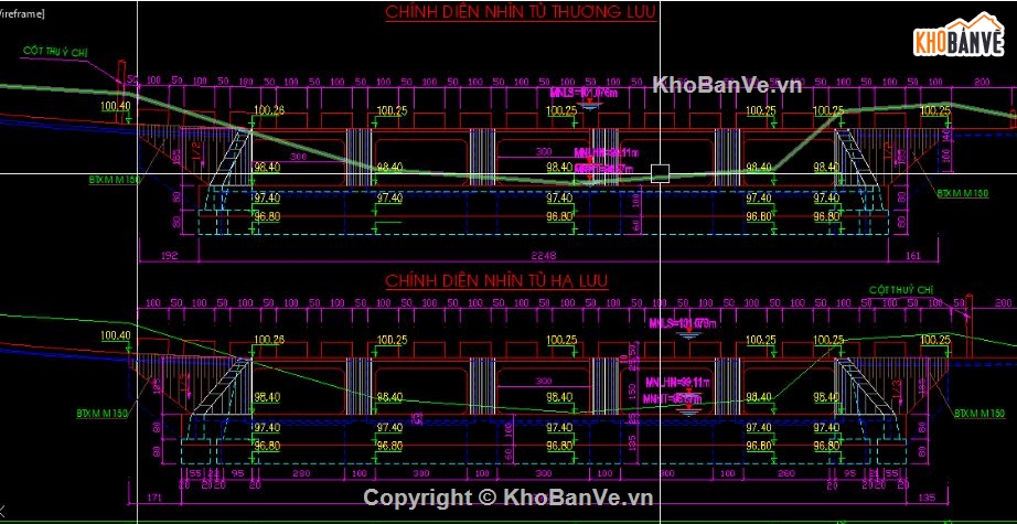 bản vẽ cống bản,tràn liên hợp,bản vẽ ngầm tràn