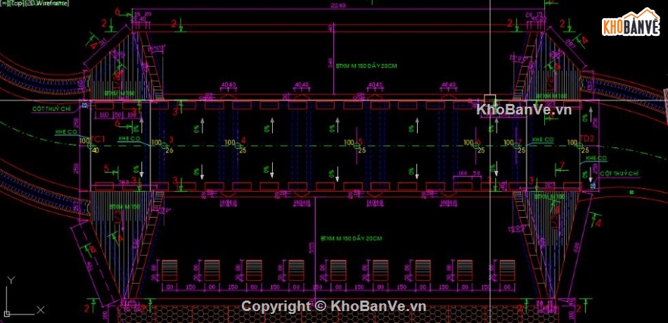 bản vẽ cống bản,tràn liên hợp,bản vẽ ngầm tràn