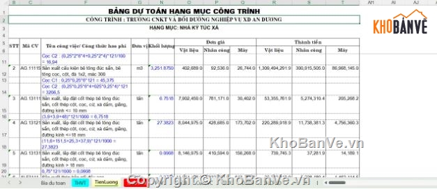 kiến trúc ký túc xá,bản vẽ ký túc xá,ký túc xá 3 tầng