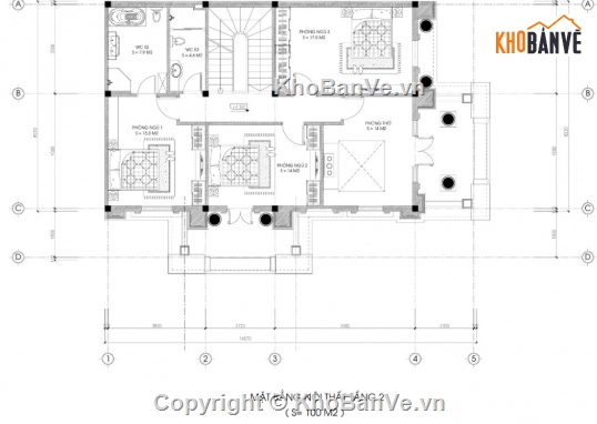 biệt thự 3 tầng,cad biệt thự 3 tầng,biệt thự 3 tầng file cad
