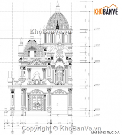 biệt thự 3 tầng,cad biệt thự 3 tầng,biệt thự 3 tầng file cad