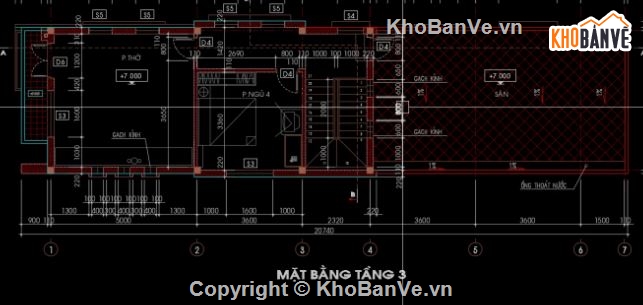 nhà phố 3 tầng,file cad nhà phố 3 tầng,cad nhà phố 3 tầng