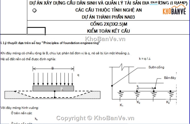 cống hộp 2x 2.5m,mẫu cống hộp,bản tính cống hộp,Excel bản tính cống hộp