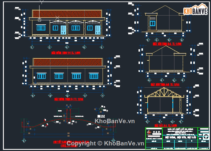 nhà ăn trường học,bản vẽ nhà ăn trường học,thiết kế nhà ăn trường học,thiết kế nhà ăn 8.3x17.2m