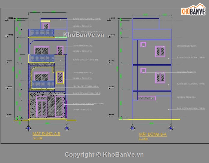 nhà phố 3 tầng,kiến trúc nhà phố,nhà phố hiện đại