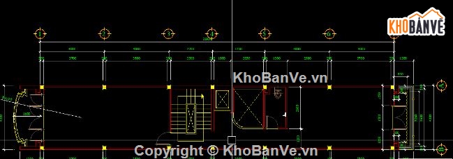 nhà phố 6 tầng,file cad nhà phố,nhà phố file cad,bản vẽ nhà phố