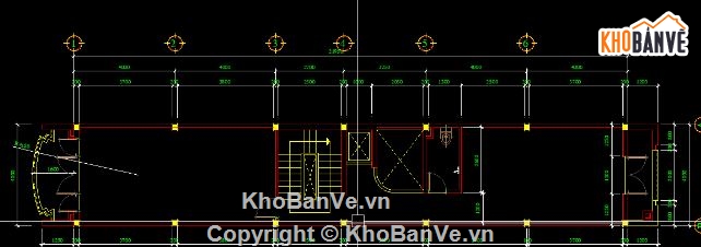 nhà phố 6 tầng,file cad nhà phố,nhà phố file cad,bản vẽ nhà phố
