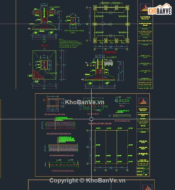 nhà cầu lông,nhà thi đấu cầu lông,autocad nhà thi đấu cầu lông,bản vẽ nhà thi đấu cầu lông