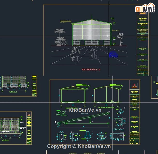 nhà cầu lông,nhà thi đấu cầu lông,autocad nhà thi đấu cầu lông,bản vẽ nhà thi đấu cầu lông