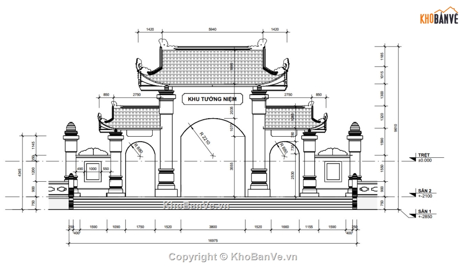 file thiết kế đình chùa,bản vẽ revit chùa,file revit chùa đẹp,thiết kế chùa