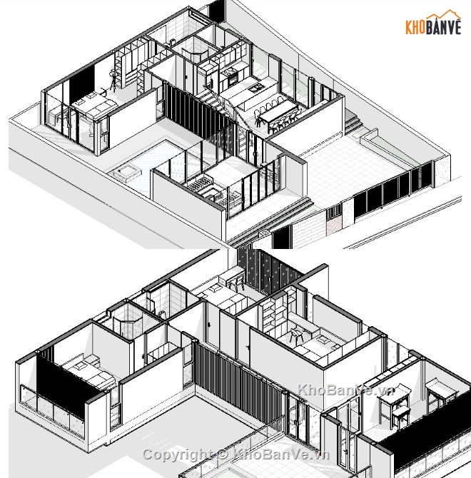 biệt thự 2 tầng,revit biệt thự 2 tầng,biệt thự 2 tầng file revit,file revit biệt thự 2 tầng
