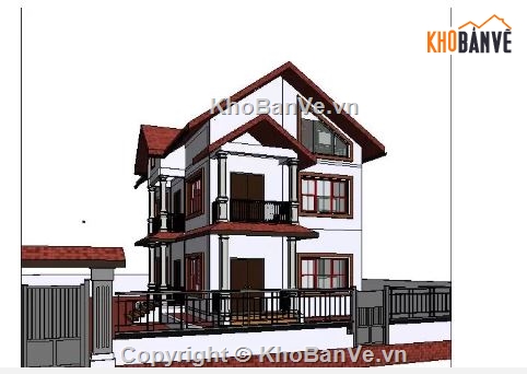 biệt thự 3 tầng,revit biệt thự 3 tầng,file revit biệt thự 3 tầng,biệt thự 3 tầng file revit