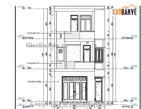 biệt thự 3 tầng,revit biệt thự 3 tầng,biệt thự 3 tầng file revit