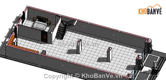 nhà phố 4 tầng 1 tum,file revit nhà phố 4 tầng 1 tum,revit nhà phố 4 tầng 1 tum