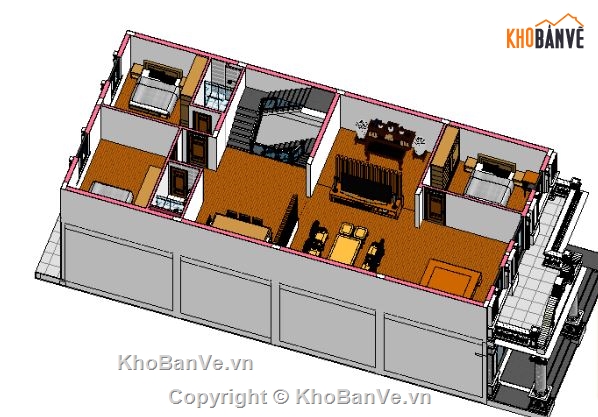 nhà phố 4 tầng 1 tum,file revit nhà phố 4 tầng 1 tum,revit nhà phố 4 tầng 1 tum